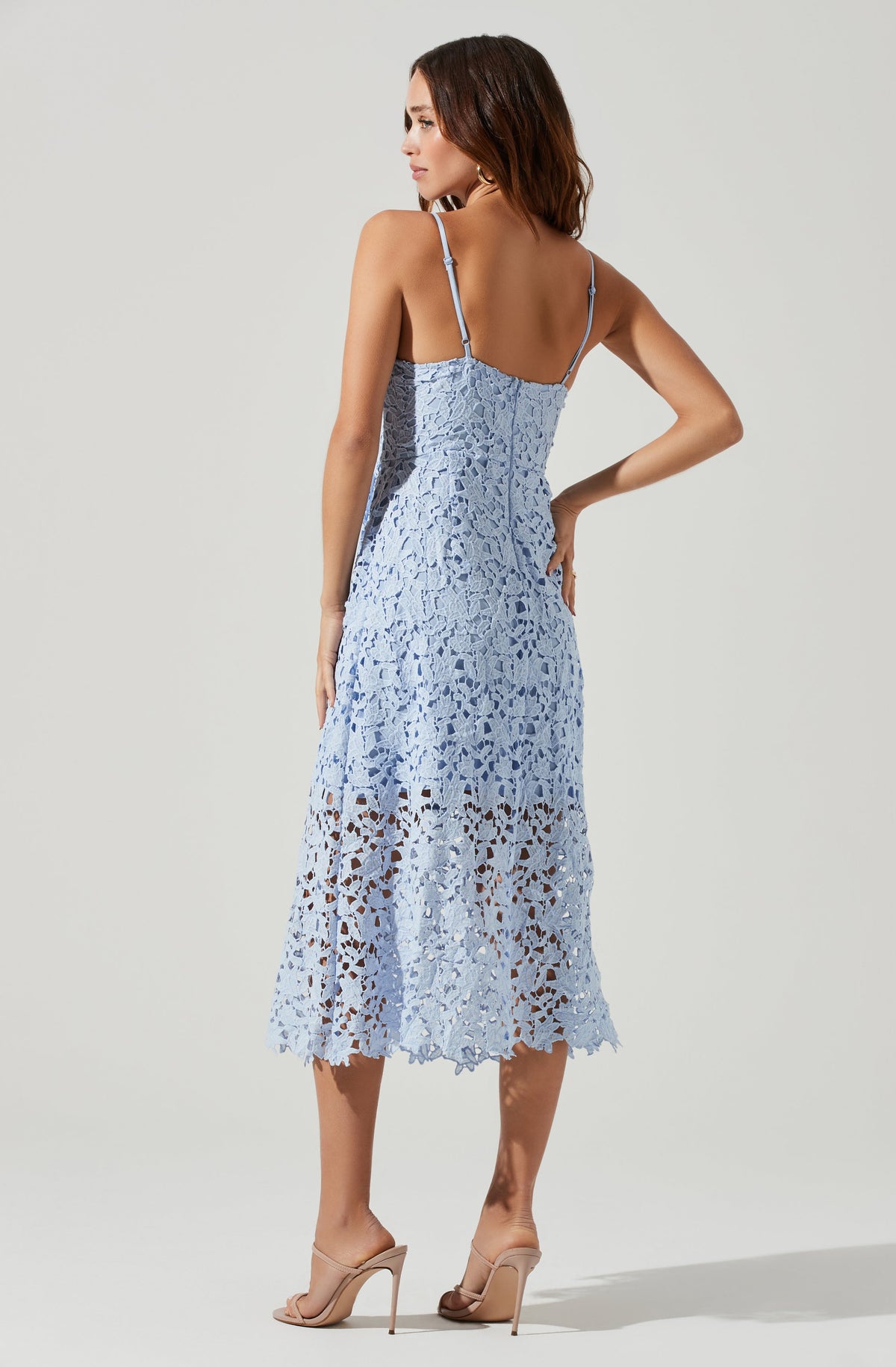 Accessorizing A-Line Lace Dress