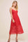 Lace A Line Midi Dress