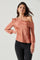 Ellen Draped Off Shoulder Long Sleeve Top
