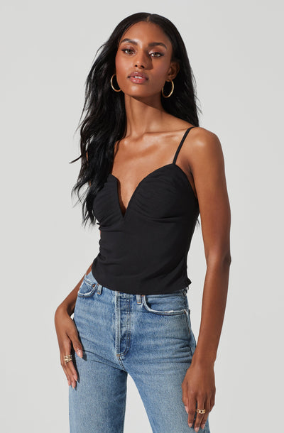 Ruched Bust Tank Top