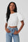Lace Up Poplin Top