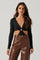 Kiara O-Ring Cutout Long Sleeve Bodysuit