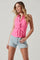 Twist Front Collared Top