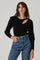 Asymmetrical Top With Long Sleeves
