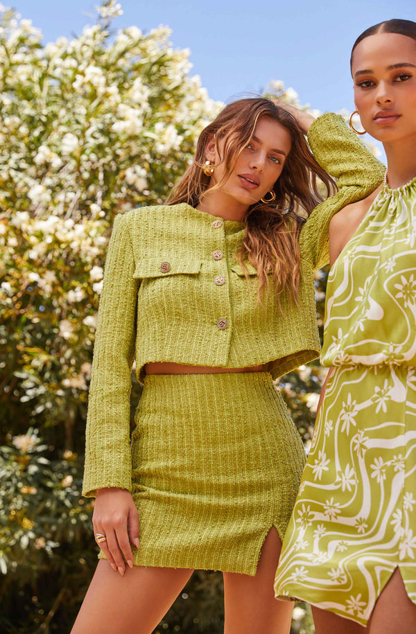 ✨新品未使用✨スティナskirt✨type C✨ Covina Tweed Mini Skirt - ASTR the Label